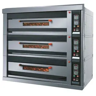 used three deck oven